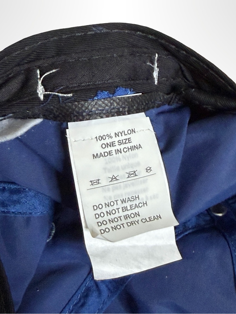 Norse Projects Geoff McFetridge Longbill Nylon Technical Cap Hat Blue - Picture 8 of 8
